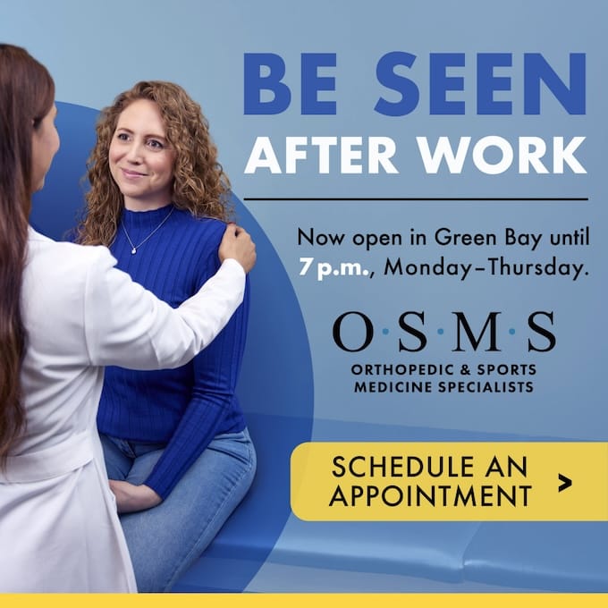 Be seen after work. Schedule an appointment.