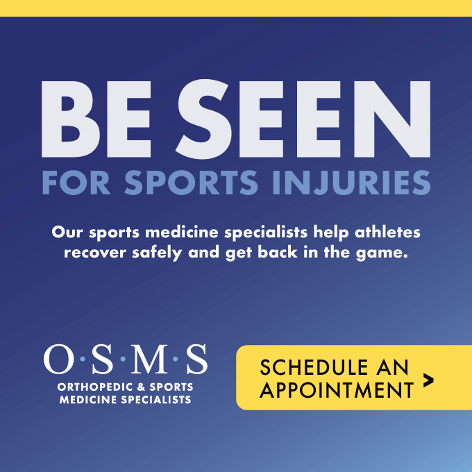 Schedule an Appointment: Be seen for sports injuries. Our sports medicine specialists help athletes recover safely and get back in the game.